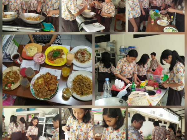 Hasil Cooking Class kelas 7A memasak kwetiau ala Chinese food