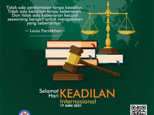 Selamat Hari Keadilan Internasional