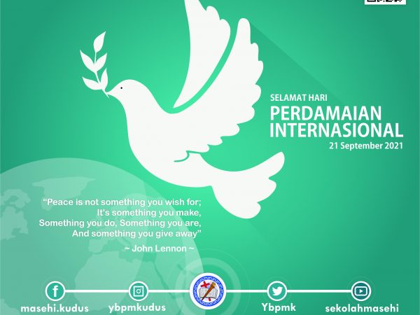 Selamat Hari Perdamaian Internasional