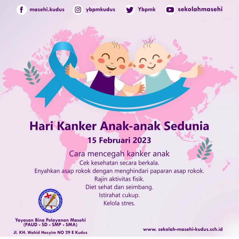 Hari Kanker Anak Sedunia - Sekolah Masehi Kudus