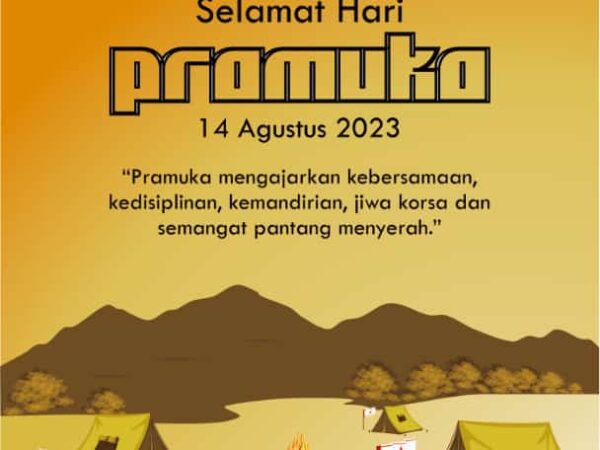 Selamat Hari Pramuka tahun 2023